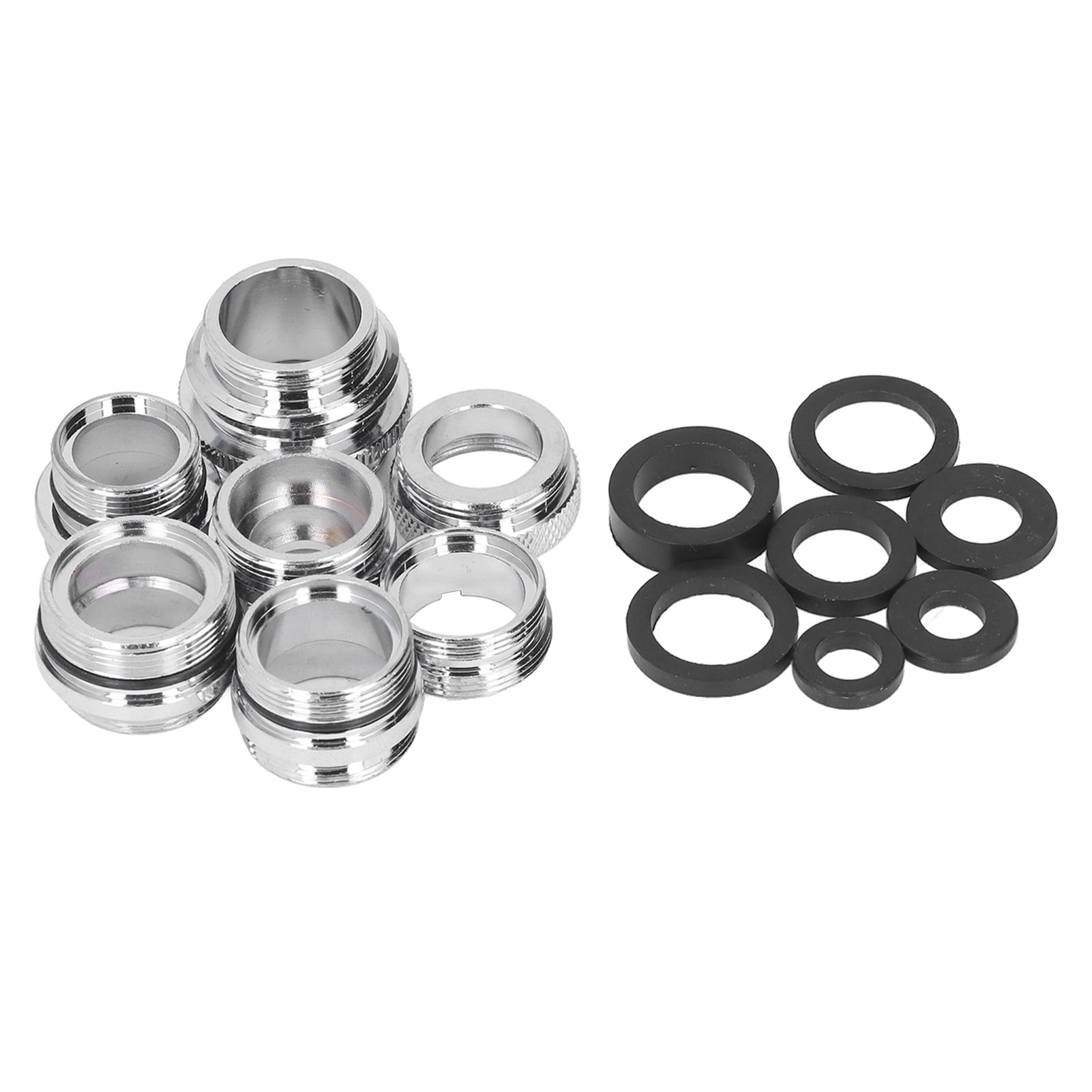 Ccdes Brass Aerator Adapter Set,7Pcs/Set Male Female Faucet Adapter Kit With Gasket Brass