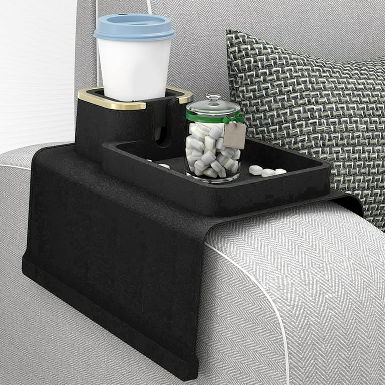 Ccdes Couch Arm Cup Holder Sofa Arm Cup Tray Silicone Body with 4
