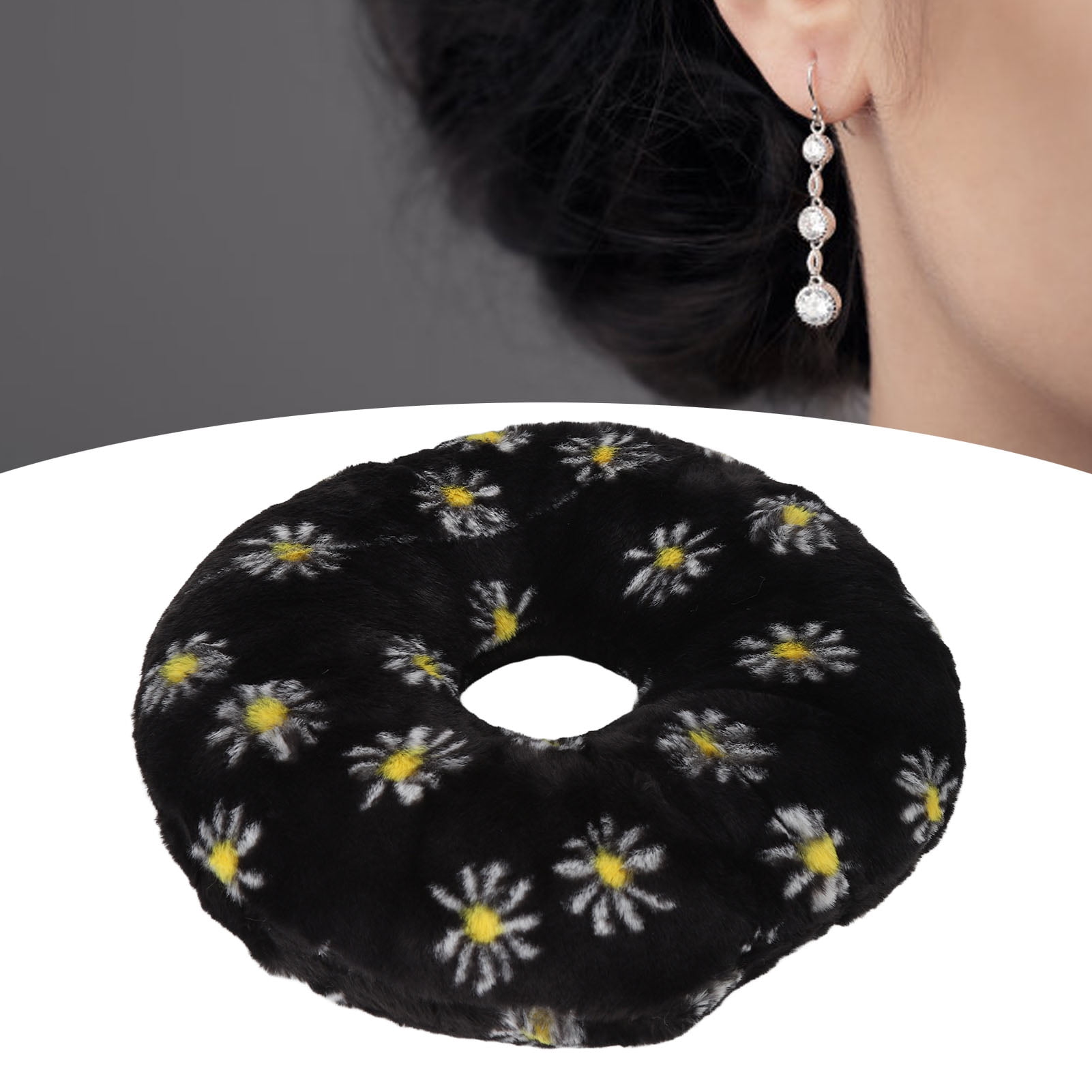 Piercings Donut Hole Pillow Side Sleeping Ear Pain Relief Soft