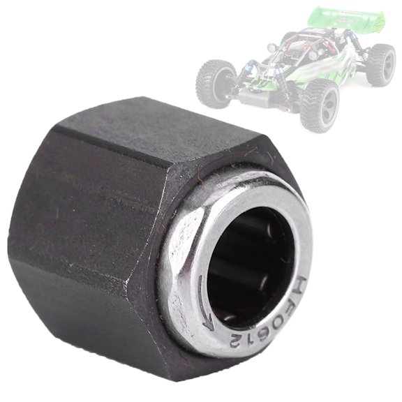 Ccdes Hex Nut One Way Bearing, Engine One Way Bearing,6mm Hex Nut One Way Bearing for Vertex VX SH 16 18 21 1/8 1/10 Nitro Engine RC Car
