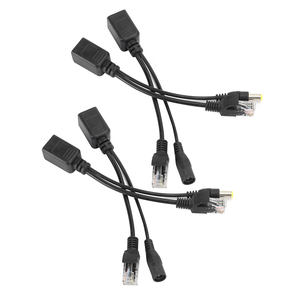Ccdes POE Power Supply Splitter,2 Pairs POE Splitter Network Camera