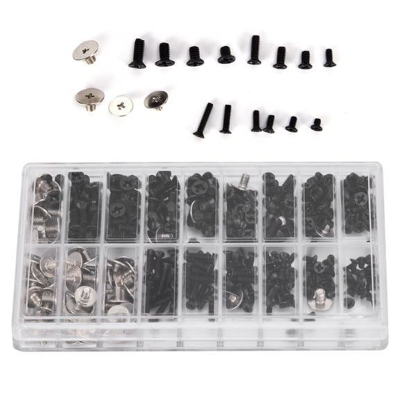 Ccdes Screw Assortment Kit,Computer Screws Kit,360Pcs Computer Screws Kit Alloy Steel Micro Screw Assortment Set M2 M2.5 M3 Fasteners