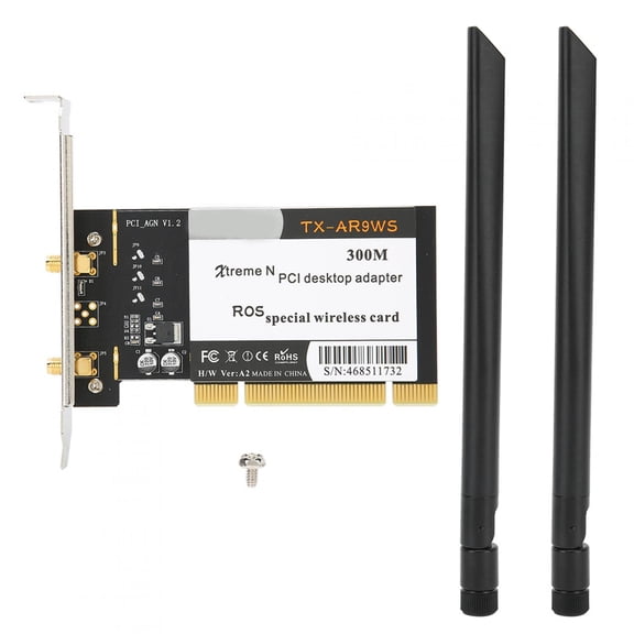 Ccdes TX AR9WS Single Band 2.4GHz 300Mbps PCI Wireless Network Card