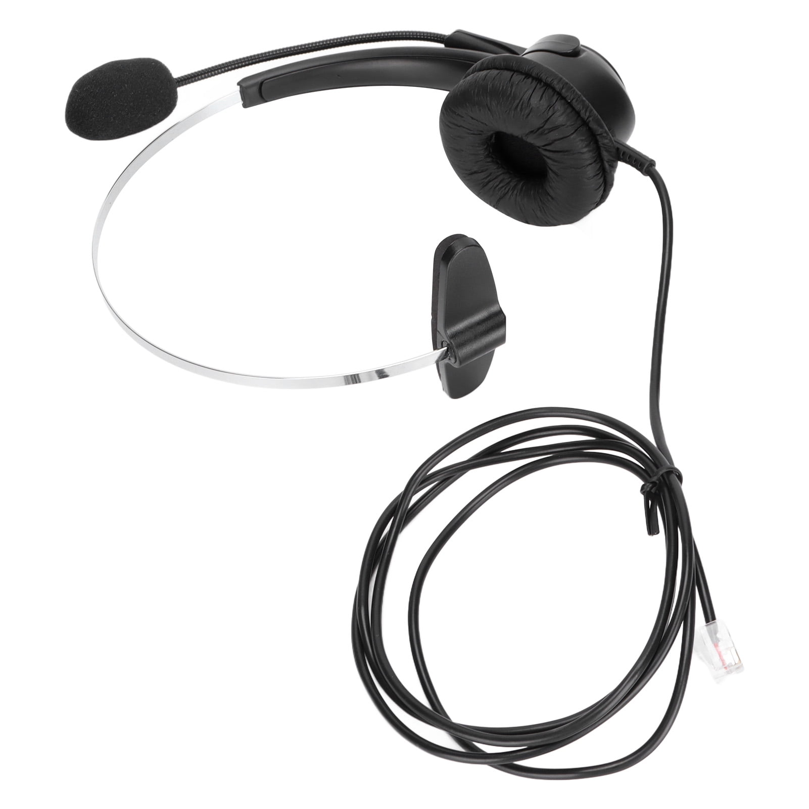 Ccdes Telephone Headset RJ9 Earphone With 330° Adjustable Microphone