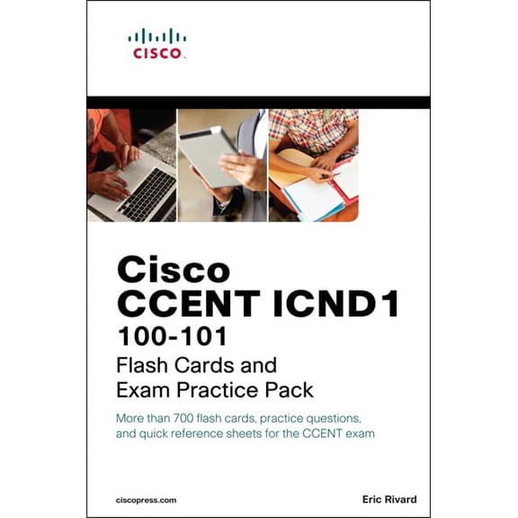 Pre-Owned Ccent Icnd1 100-101 Flash Cards and Exam Practice Pack (Paperback) 1587203995 9781587203992