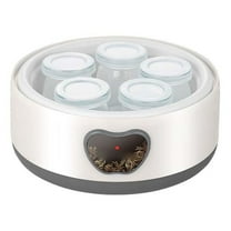 Ccgaton Store 2025 Hot Sale Probiotic Yogurt Maker 2025 New 1.2L Stainless Automatic Yogurt Maker with Temperature Control & Time Control Small Thermostatic Maker Machine for Home DIY Yogurt Bakeware