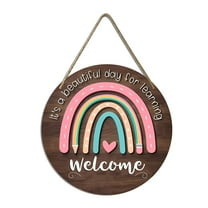 Ccgaton Store Door Hanging Decorations Door Hanging Decorations for Home Welcome Classroom Back to School Decor Welcome Front Door Sign Back to School Decorations Door Decoration Hot Sale