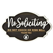 Ccgaton Store Door Hanging Decorations Home Decor Funny No Soliciting Sign for House Door 1 Piece Small Wooden Wall Mounted Do Not Disturb Signs for O Ffice Home Clearance