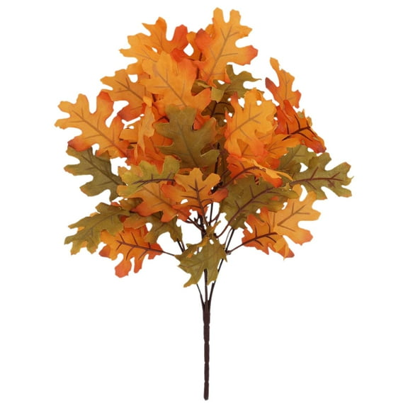 Ccgaton Store Hot Sale Artificial Oak Leaves Branches Fake Acorns Fall Decor Large Fake Maple Leaves Artificial Greenery Silk Floral Autumn Faux Spray for Thanksgiving Table Centrepieces