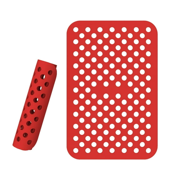 Ccgaton Store Kitchen Sink Mats, Non-Slip Heat Resistant Silicone Sink Protector Mat, Folding Farmhouse Sink Mats, Red 2025 New