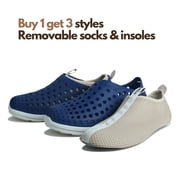 Ccilu Greenplax Fish Men Eco Friendly Clogs Water Shoes With Removable Insoles And Mesh Liners