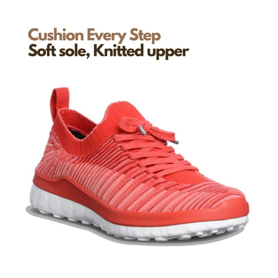 Ccilu Horizon Saturn Women Lightweight Breathable Knitted Lace-up Sneakers