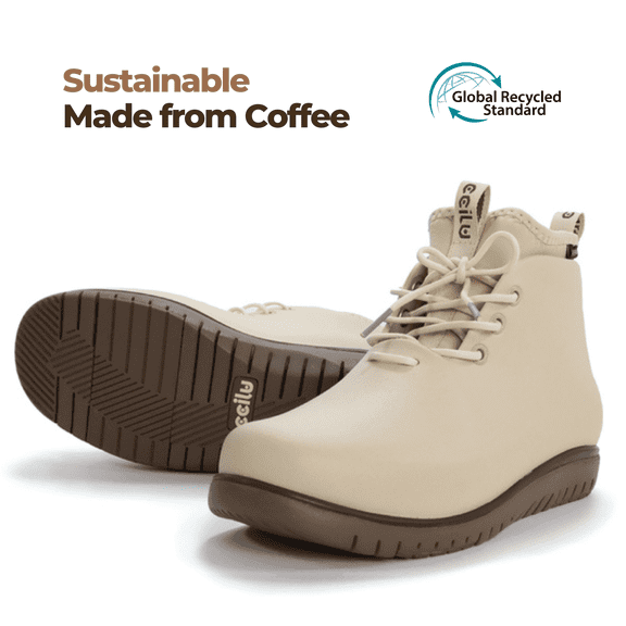 Ccilu XpreSole Panto Women High Top Ankle Eco-friendly Boots Anti-slipping Lightweight Rainboots