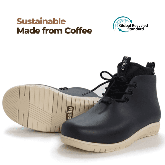 Ccilu XpreSole Panto Women High Top Ankle Eco-friendly Boots Anti-slipping Lightweight Rainboots