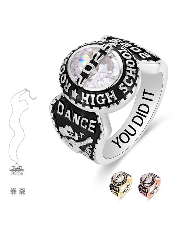 Fully Personalized Customized Class RIngs - Fully Personalized -graduation ring class of 2024