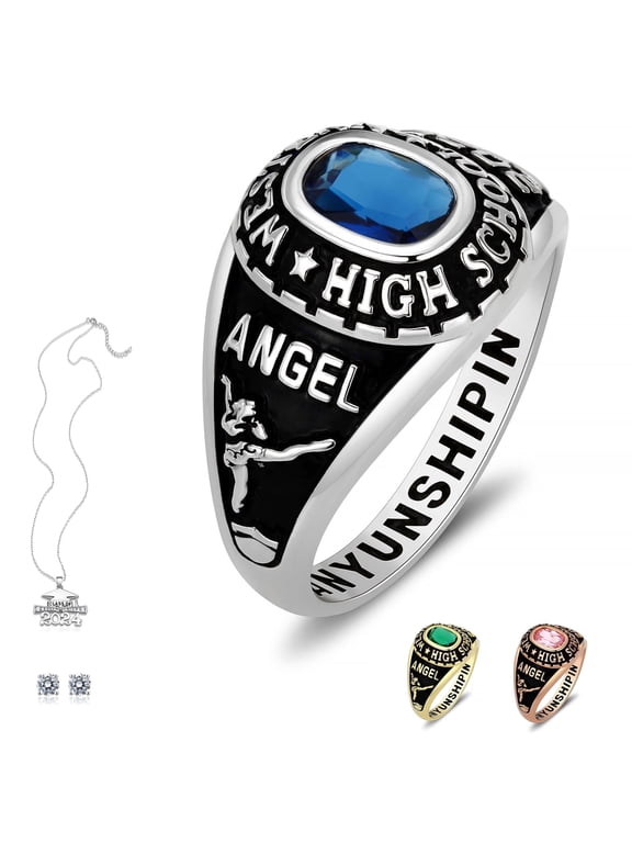 Personalized Customized graduation ring class of 2023 Fully Personalized-Class rings for women high school