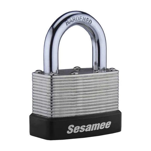 Ccl Combination Padlock, Bottom, Black/Silver 436L