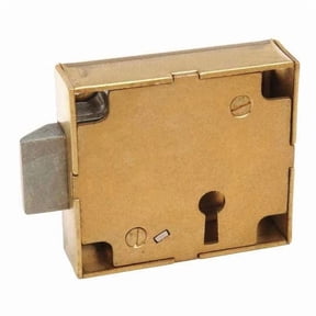 Ccl Enclosure Lock,Warded,Raw Brass R357SGS