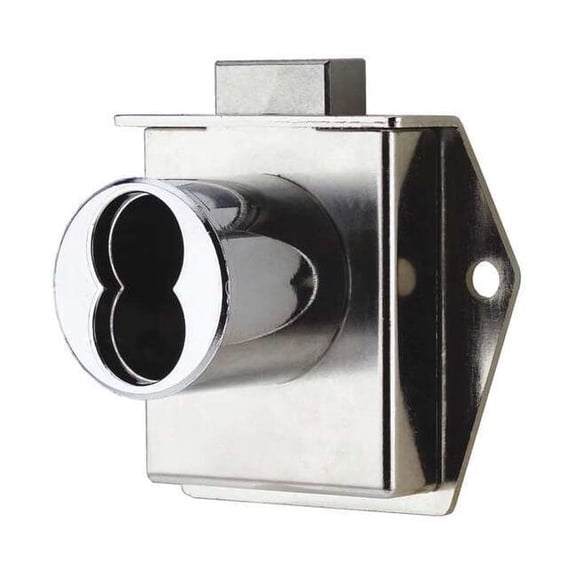 Ccl Interchang Core Dead Bolt,Silv,Rectang 72515