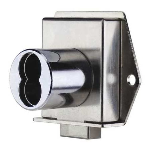 Ccl Interchang Core Dead Bolt,Silv,Rectang 72516