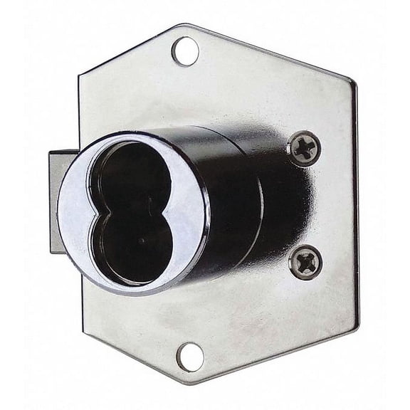 Ccl Interchangeable Core Cabinet Dead Bolt Brushed Chrome  72723