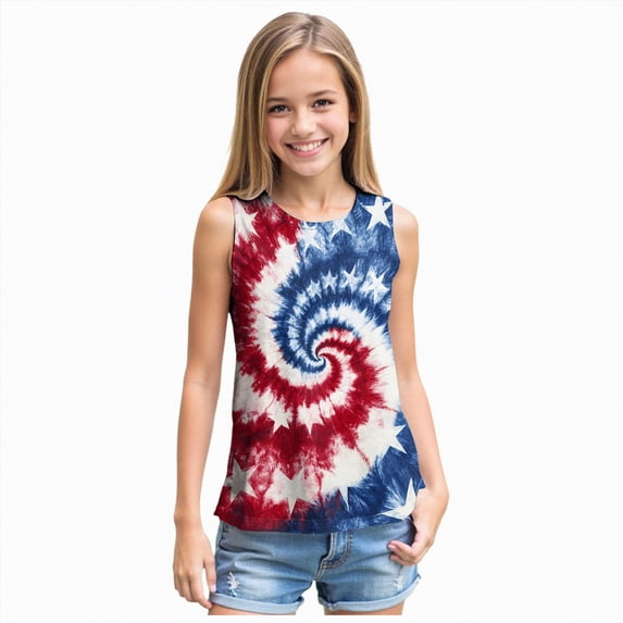 Ccpelsie 4th of July T-Shirt for Boys Girls Graphic Shirt Independence Day Patriotic Short Sleeve Tops for Little/Big Kids(Red,M)