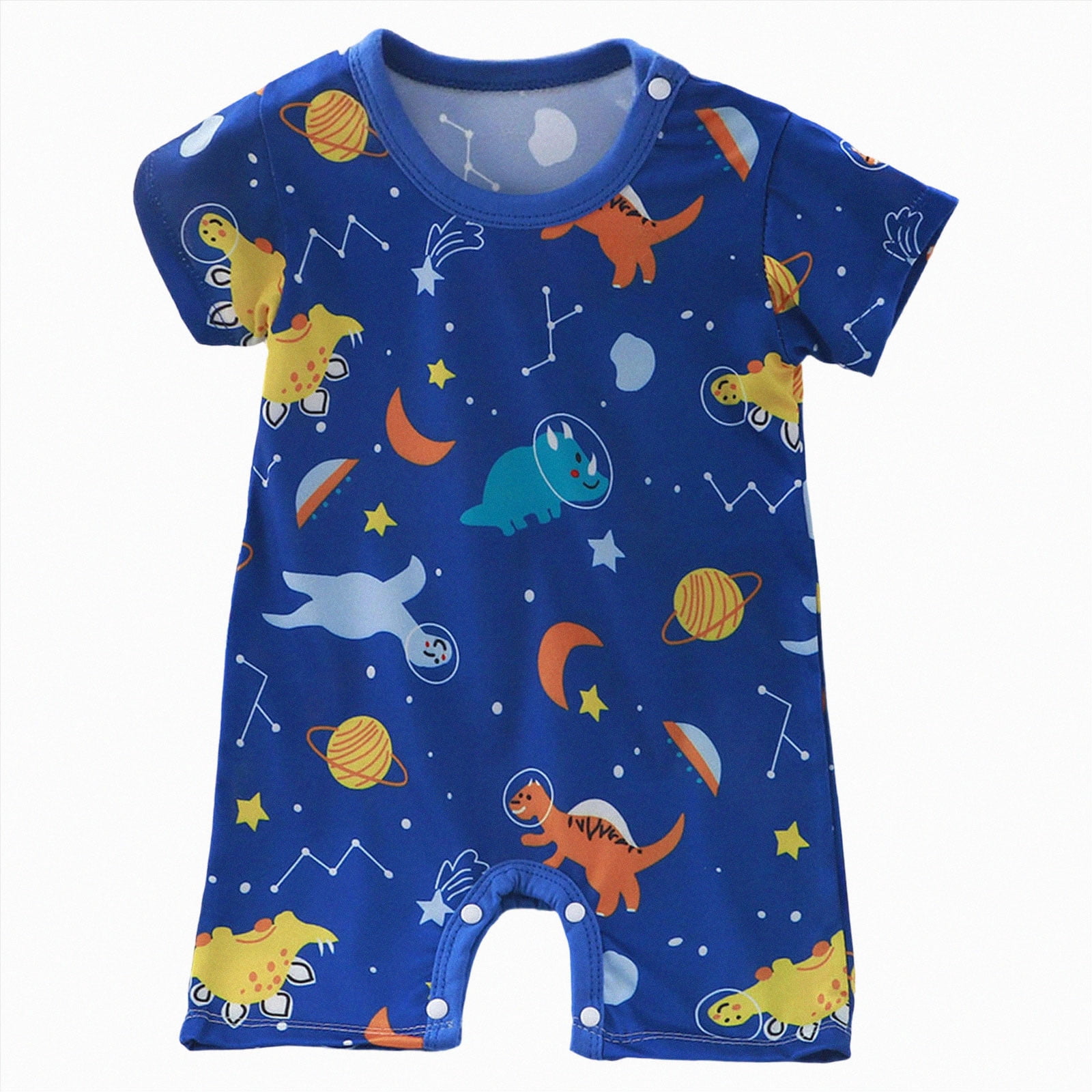 Ccpelsie Baby Boy Girl Bubble Romper Cotton Infant Summer Toddler T ...