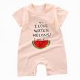 thumbnail image 1 of Ccpelsie Baby Boy Girl Romper Short Sleeve Solid Bodysuit Jumpsuit Collared Infant One-Piece Outfits(Pink,12-18 Months), 1 of 4