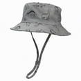 thumbnail image 1 of Ccpelsie Baby Boy and Girl Sun Hat Toddler Summer Bucket Hats for Children Beach Hat with Wide Brim 0-6T(Grey,3-4 Years), 1 of 3