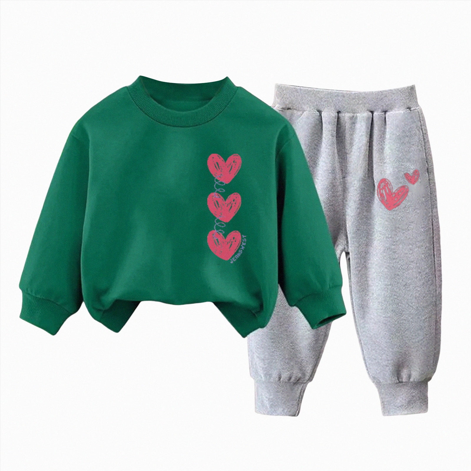 Ccpelsie Baby Girl Fall Winter Clothes Toddler Outfit Letters Graphic ...