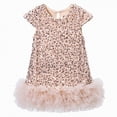 thumbnail image 1 of Ccpelsie Baby Girls Tutu Dress Summer Sleeveless Backless Princess Birthday Party Dresses Sequin Ruffle Tulle Bowknot Sundress(Rose Gold,5-6 Years), 1 of 6