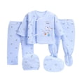 thumbnail image 1 of Ccpelsie Baby Layette Gift Set for Boys, Boy Gift Sets, Baby Clothes and Essentials Must-Have(Blue,0-3 Months), 1 of 9