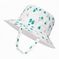 thumbnail image 1 of Ccpelsie Baby Sun Hat 0-6 Years Toddler Boys Girls Adjustable Bucket Hats Kids Bucket Hats Wide Brim Beach Swim Pool(Mint Green,XL), 1 of 6