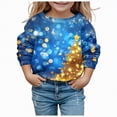 thumbnail image 1 of Ccpelsie Boy's Fashion Sweatshirt Kid Cute Graphic Pullover Crewneck Long Sleeve Fall Winter Shirt(Sky Blue,4-5 Years), 1 of 4