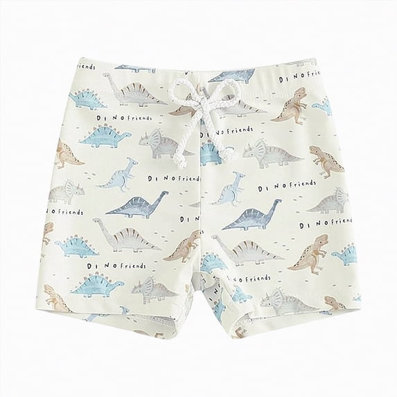 Ccpelsie Boys Board Shorts Swim Trunks for Boy Kids Toddler Beach Swimwear Bottom Short Pants(White,6-12 Months)