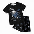 thumbnail image 1 of Ccpelsie Boys Clothes Set Toddler Boy Summer Outfits Kids Sleeveless Tank Tops Shorts Set Letter Print Hawaii Beach Clothes(Navy,2-3 Years), 1 of 1