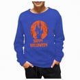 thumbnail image 1 of Ccpelsie Boys Cotton Pullover Crewneck Sweatshirt Long Sleeve Cartoon Shirt Sweaters Tops for Toddler(Blue,6-7 Years), 1 of 4