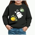 thumbnail image 1 of Ccpelsie Boys' Fleece Crew Neck Long Sleeve Sweatshirt - Soft Pullover Sweaters for Youth Kids Boys(Black,2Y), 1 of 4