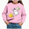 thumbnail image 1 of Ccpelsie Boys' Fleece Crew Neck Long Sleeve Sweatshirt - Soft Pullover Sweaters for Youth Kids Boys(Pink,2Y), 1 of 4