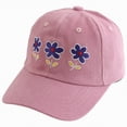 thumbnail image 1 of Ccpelsie Boys Girls Caps Dinosaur Embroidery Baby Baseball Caps Infant Toddler Kids Hats(Pink,3-8 Years), 1 of 7