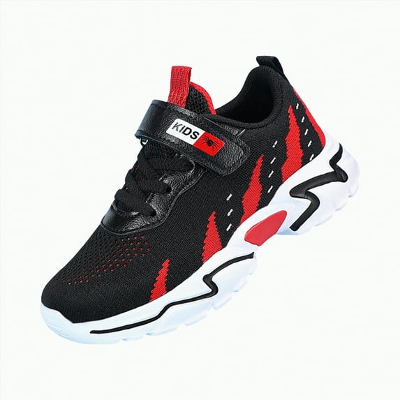 Ccpelsie Boys Girls Shoes Kids Sneakers Athletic Running School Shoes for Toddler/Little Kid/Big Kid(Red,2.5)