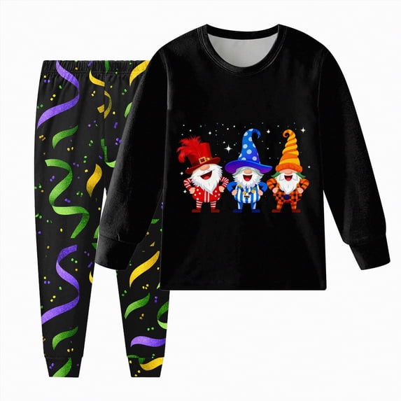 Ccpelsie Boys Girls pajamas Set Fall 2 Piece Outfit Spring Summer Fall ...