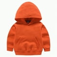 thumbnail image 1 of Ccpelsie Boys Hoodie Sweatshirt, Girls Hooded,Hoodies for Toddler Boys Fashion Fleece Pullover Tops Kids Clothes(Orange,3-4 Years), 1 of 4
