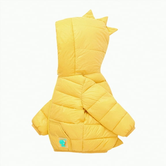 Ccpelsie Boys Jacket Midweight Insulated Quilted Outerwear Parka Puffer Coat Casual Boys Winter Hooded Jacket for Kids(B,2-3 Years)