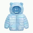 thumbnail image 1 of Ccpelsie Boys' Jacket Weather Resistant Coat for Boys Quilted Puffer Outwear for Todler Kids(Sky Blue,4-5 Years), 1 of 5