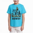 thumbnail image 1 of Ccpelsie Boys Short Sleeve T-Shirts Kids Casual Summer Crewneck Shirts Fashion Tops Tees(Sky Blue,7-8 Years), 1 of 4