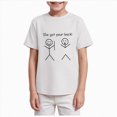 thumbnail image 1 of Ccpelsie Boys T-Shirts Short Sleeve Crewneck Kids Tee Top for Summer Casual Wear(White,3-4 Years), 1 of 8