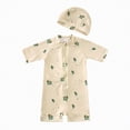 thumbnail image 1 of Ccpelsie Boys Two Piece Rash Guard Swimsuits Sets Bathing Suits with Trunks for Summer Beach Vacation(Yellow,2-3 Years), 1 of 5