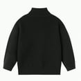 thumbnail image 1 of Ccpelsie Boys' and Toddler Long Sleeve Classic V-Neck Pullover Sweater Fall Warm Top for Kids(Black,6-7 Years), 1 of 5