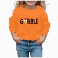 thumbnail image 1 of Ccpelsie Boys and Toddlers' Regular Fit Crew Neck Sweatshirt Pullover Fall Winter Top for Kids(Orange,7-8 Years), 1 of 4